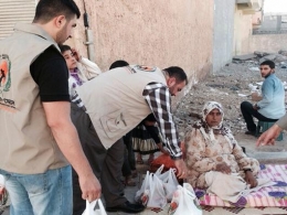 Hilfeleistung für die Kobane Flüchtlinge