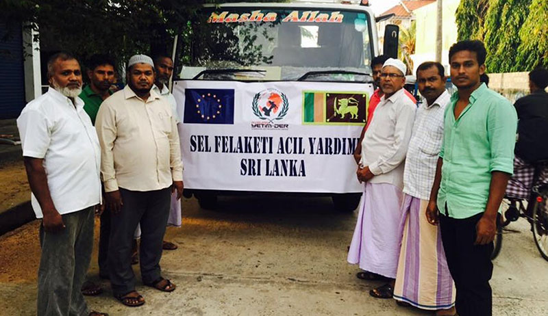 Avrupa Yetim-Der'in Yardımları Sri Lanka'da